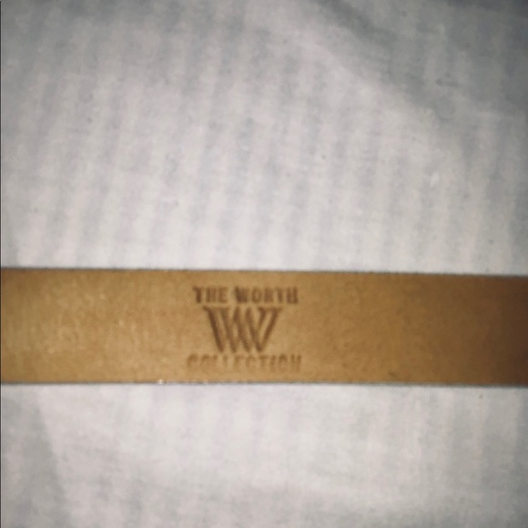 Genuine leather belt